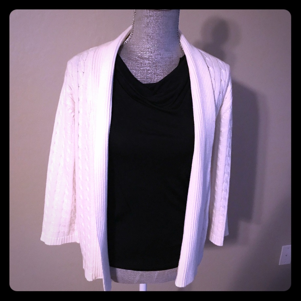 PRICE LOWERED Cream cotton sweater